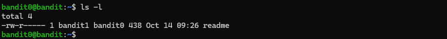 ls -l